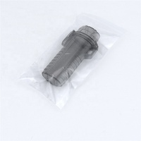 Clair conçu en plastique étanche survie grand cône de stockage accessoires de fumer étui à briquet