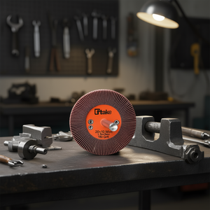 Roue à lamelles abrasives Ttake 20x10 mm, tige de 3 mm, grain 180, pour le meulage des métaux - Product Image 3