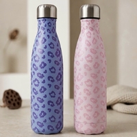 Botol Termos Air Minum Cola 500ml Dinding Ganda Anti Bocor Bahan Stainless Steel 304 untuk Camping, Terlaris dan Dapat Dikustomisasi