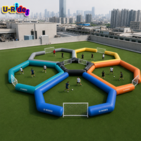 Terrain de football gonflable modulaire hermétique pour événements, parcs et projets de location