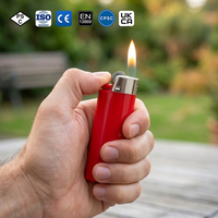 Briquet jetable classique 1057 - Briquet à cigarettes portable en plastique, exportation Moyen-Orient, emballage MSDS DGD
