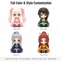 Figurines d'action miniatures en PVC sur mesure OEM, ensemble de jouets de dessin animé, modèle ODM, boîte couleur, jouets de créateur