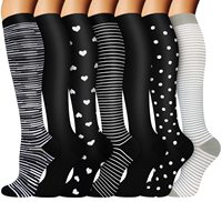 Chaussettes de compression de sport idéales pour le football et les infirmières
