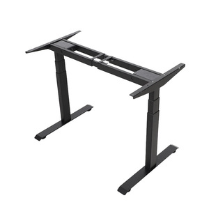 Nate Electric Height Adjustable Desk <b>Frame</b> 120kg Load Capacity Dual Motor CE Certified Office Furniture - Product Image 2