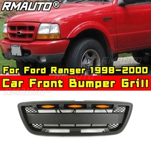 Grille de pare-chocs avant de voiture, grilles de course, calandre pour Ford Ranger 1998-2000, kit carrosserie, accessoires de voiture - Product Image 2