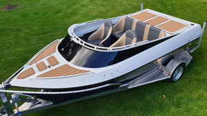 Bateau à réaction personnel en aluminium Kinocean 2025 pour 4 personnes, yacht de pêche et de dérive avec moteur à vendre, bateau à réaction en aluminium pour la dérive - Product Image 5
