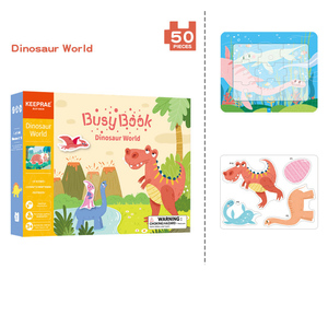 Dessin animé scène main-oeil Coordination animaux autocollant <span class=keywords><strong>livre</strong></span> meilleur vendeur enfants Montessori activité <span class=keywords><strong>livre</strong></span> occupé - Product Image 3