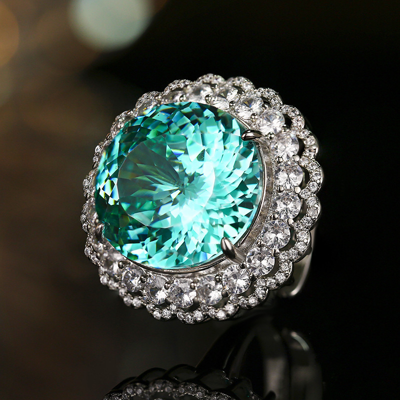 Bague verte Parra-Taille ouverte