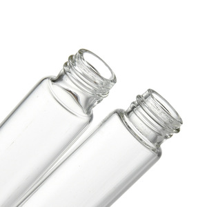 Vidro transparente do diâmetro 22mm para o tubo de ensaio Tampa de rosca de alumínio para laboratório Use Dispensing Reagent <span class=keywords><strong>Bottle</strong></span> - Product Image 4