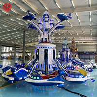 Offre Spéciale Manège d'Attraction de Fête Foraine pour Enfants, Jeu Mécanique de Carnaval, Manège Électrique Rotatif en Forme d'Avion