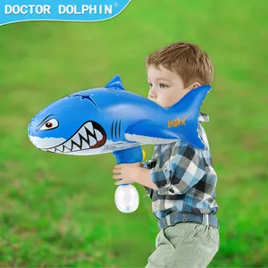 Mainan pistol air listrik anak-anak yang baru dirancang dokter Dolphin bahan PVC pistol air listrik