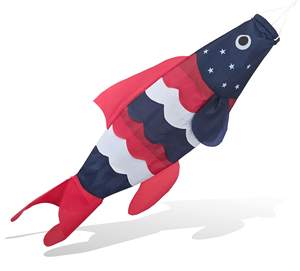 Lucu multi warna kustom bendera promosi festival ikan mas koinobori windsock - Product Image 6