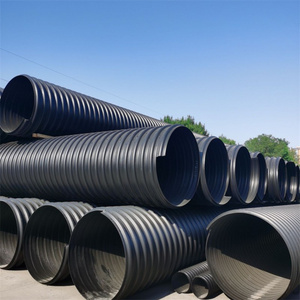 Thép gia cố HDPE Ống xoắn ốc sóng 180mm <span class=keywords><strong>x</strong></span> 12M cho tưới tiêu nông nghiệp - Product Image 6
