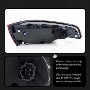 06-16 Q7 Custom Racing <b>LED</b> Tail <b>Light</b> Assembly Full Streamer Steering ABS Material Red Lens 12V Voltage Q7 Red Lens <b>LED</b> Tail Lig - Product Image 6