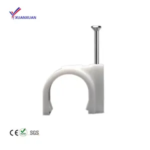Factory Manufacturer Plastic Clips PE PP High Quality Round Cable Clips