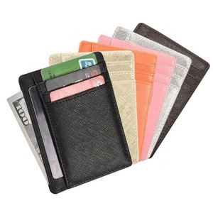 Cartera de Cuero para Hombre y Mujer, en Cualquier Color, para Identificación, Pasaporte, Tarjeta de Vacunación, Tarjetas de Crédito - Product Image 1