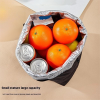 À la mode léger isolé toile boîte à lunch Portable Bento repas sac Bundle pour étudiants employés de bureau sac isotherme