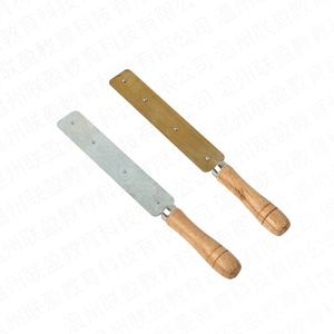 Hoja bimetálica de cobre y hierro con mango de madera para equipos educativos de Física - Product Image 1