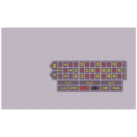 Tapis de table de roulette de casino en feutre de velours, style européen, ignifuge, étanche à la poussière, avec impression personnalisée pour jeux de hasard
