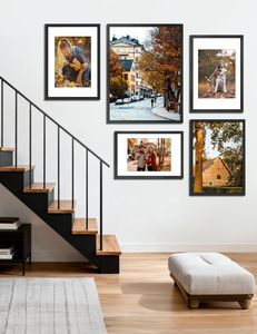 Cornice Fotografica in <span class=keywords><strong>Legno</strong></span> Fuling Fai-da-Te, Personalizzabile, Decorativa per Soggiorno, Cornice per <span class=keywords><strong>Foto</strong></span> di Famiglia e Vacanze - Product Image 3