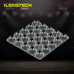 Ilenstech 25 en 1 gamme de lentilles Led de forme carrée 30 degrés pour feu arrière de voiture