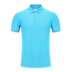 Mode été à la mode 100% coton t-shirt commerce couleur unie brodé personnalisé grande taille à manches courtes décontracté hommes polo - Product Image 6
