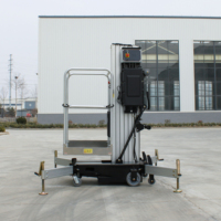 Plateforme élévatrice verticale à mât pour climatisation, équipement de levage personnel aérien en alliage d'aluminium, certifiée CE ISO