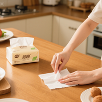 Utilisation polyvalente pour le nettoyage, l'essuyage et le démaquillage Produit essentiel pour les familles nigérianes Mouchoirs en papier pour le visage