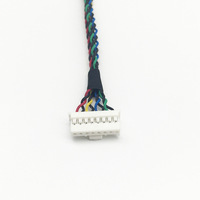 Harnais de connecteurs JST 3 broches personnalisés, pas de 2,54 mm, avec fils codés par couleur pour appareils électroniques