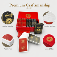 Cartes à Jouer Personnalisées de Luxe Cadeau pour |   Cartes de poker en gros OEM/ODM |   Boîte en papier de taille et couleur personnalisées, écologique |   Usage familial
