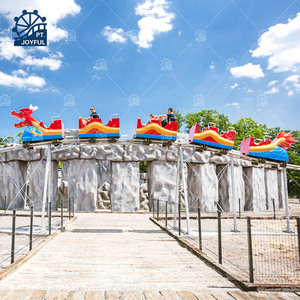 Chine Usine Parc d'attractions Pas Cher Arrière-Cour Kiddie Dragon Électrique Train Rides Roller Coaster À Vendre - Product Image 2