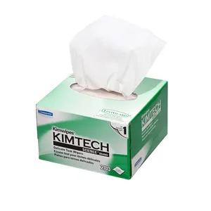 Kimtech 280PCS/Box Fiber Optic Connector Cleaning / Fiber Cleaner Tools / dust free paper / Kimwipes