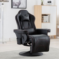 Canapé de salon pivotant WS8908 en cuir PU avec support lombaire et porte-gobelet, canapé de loisirs électrique, vente en gros