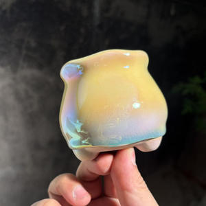 Maceta para Suculentas, Simple, con Ilusión Perlada, Colorida, Electrochapada, Transpirable, Resistente a <span class=keywords><strong>la</strong></span> Corrosión, Minimalista y Bonita - Product Image 4