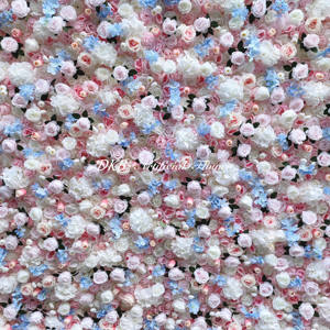 DKB 2024 arrotolare la parete del fiore arrotolare il rettangolo colorato arrotolabile la parete del tessuto della parete arrotola i <span class=keywords><strong>fiori</strong></span> artificiali <span class=keywords><strong>tenda</strong></span> della parete 8x8 piedi - Product Image 2