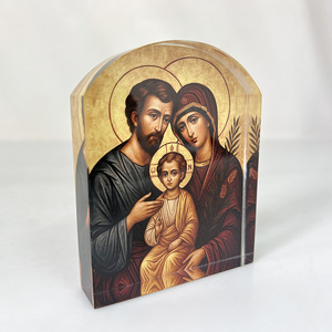 UV Impreso K9 Modelo Arco de cristal Pisapapeles Santa <span class=keywords><strong>Madre</strong></span> Hada Temática Grabado Pulido Decorativo Recuerdo MH-F0262 - Product Image 5