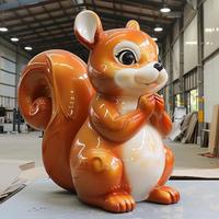 Ventes directes d'usine Artisanat en résine de luxe personnalisé Statues résistantes aux intempéries Personnages de dessins animés Sculptures en fibre de verre