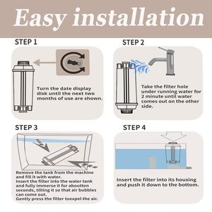 <b>Coffee</b> Machine Water <b>Filter</b> Remove Limescale Water Softening <b>Filter</b> Cartridge - Product Image 2