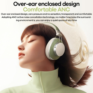 Auriculares Inalámbricos Activos con Controlador de 40 mm, 42 Horas de Batería, Almohadillas de Cuero Proteico, Bloquean el Ruido Exterior - Product Image 3