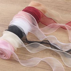 Ruban en polyester à queue de poisson Phantom Yarn pour emballage floral - Décoration cadeau écologique pour mariage, anniversaire et Halloween - Product Image 3