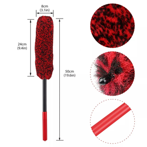 Brosse de nettoyage des roues de voiture Brosse de nettoyage des jantes en nylon pliable - Product Image 4