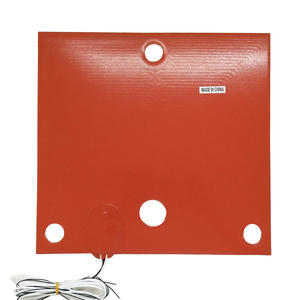 Design personnalisé 285X305mm 120V 300W Lit chauffant en caoutchouc de silicone flexible pour imprimante 3D CubePro - Product Image 1