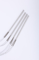 Cartouche de chauffage personnalisée 220V 300W tige de chauffage électrique à haute densité de puissance pour le tube de chauffage de composant de noyau de poêle à granulés