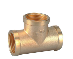 Raccord en T en laiton de sécurité anti-fuite - Connecteur en T à 3 voies pour l'eau, fonctionnement manuel - Product Image 3