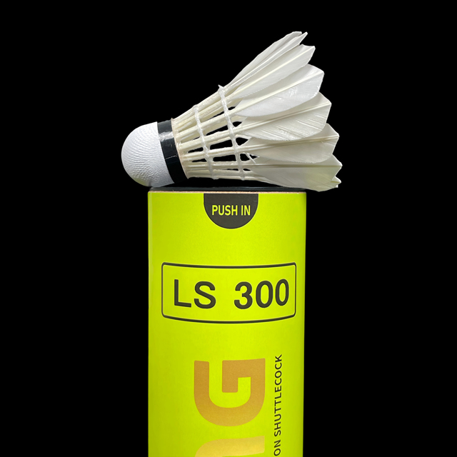 LINGSHANG LS300 Professional Badminton Shuttlecocks Class a Duck Feather Super Durable & Stable OEM Packaging Competition Use