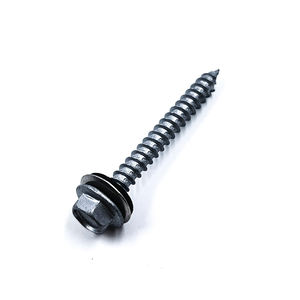 Tornillo Autoperforante <span class=keywords><strong>de</strong></span> Acero <span class=keywords><strong>de</strong></span> Alta Resistencia con Recubrimiento <span class=keywords><strong>de</strong></span> Zinc, Cabeza Hexagonal, Autoperforante, para Techos, con Arandela, Compuesto Bimetálico - Product Image 4