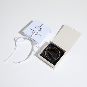 Caja de Joyería de Papel de Lujo con Logotipo Personalizado, Caja de Almacenamiento de Joyería Ecológica para Anillos, Collares, Pulseras y Pendientes - Product Image 6