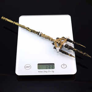 Di alta qualità 30CM in lega di zinco <span class=keywords><strong>Elden</strong></span> anelli accessori per giochi Mohgwyn strumenti in metallo giocattoli per Cosplay o collezione - Product Image 3