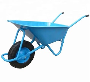 WB6404H Brouette industrielle en acier avec roue pneumatique pour outils de jardin de construction et de construction - Product Image 3