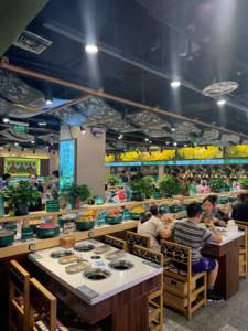 Smart Food Deliver Rotary <span class=keywords><strong>Sushi</strong></span> y Rotary Small Hot Pot Restaurant Sistema de cinta transportadora - Product Image 6